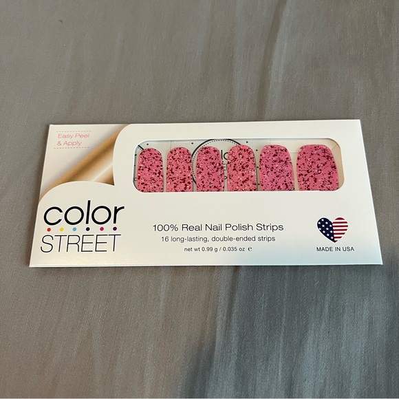 *Rare, HTF* Color Street: Love Scene | Valentine’s Day Pink Glitter Red Sparkle - Picture 3 of 7